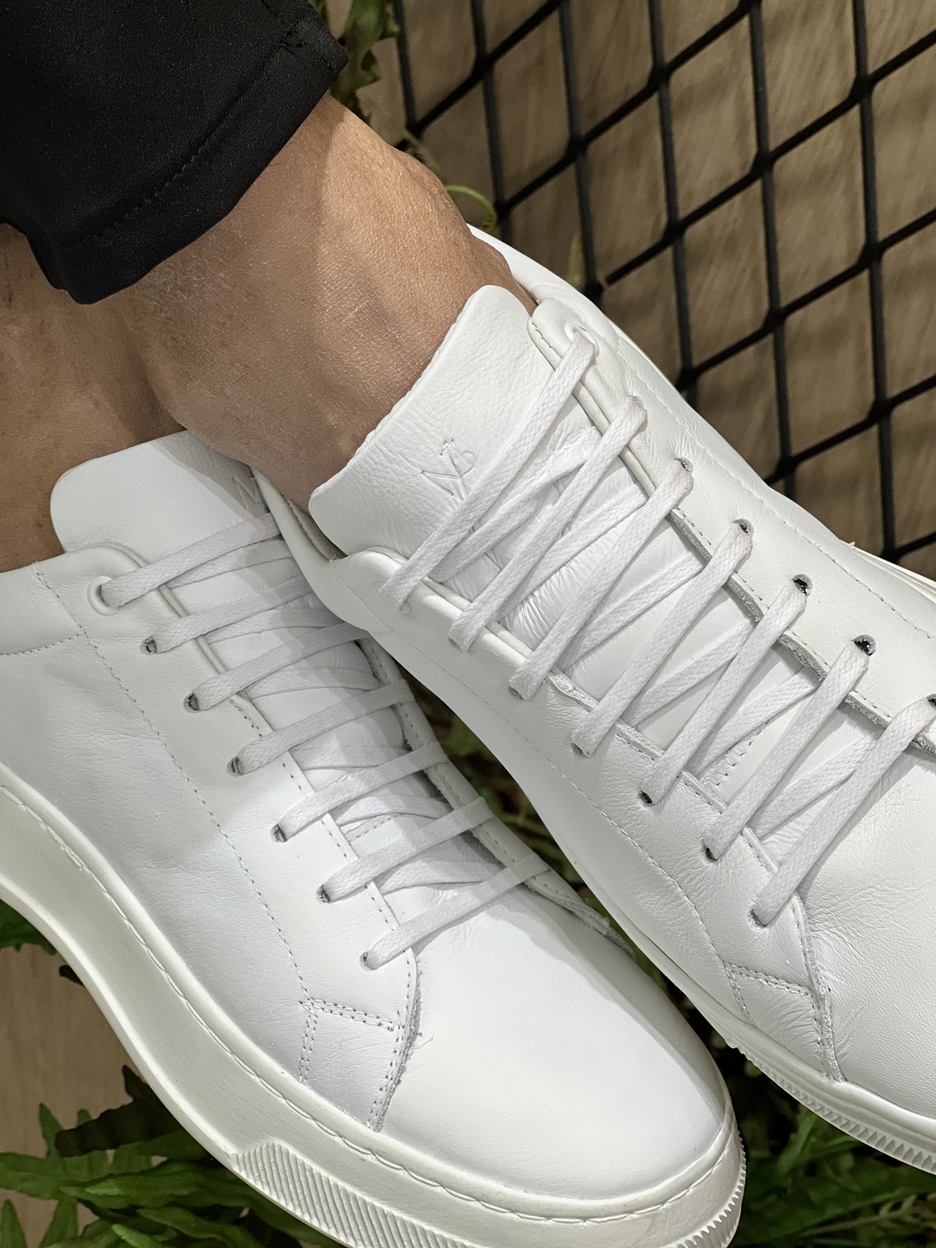 Tênis de Couro M3 Collection Branco