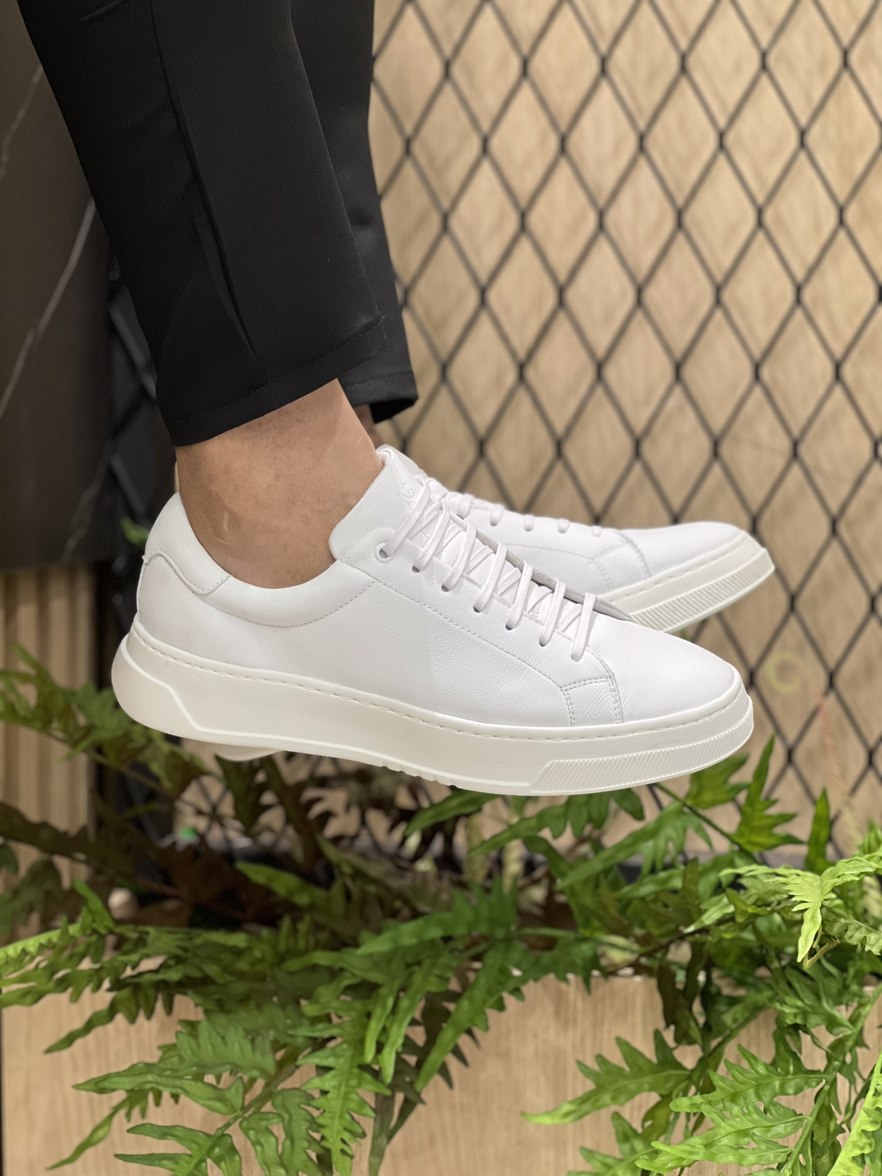 Tênis de Couro M3 Collection Branco