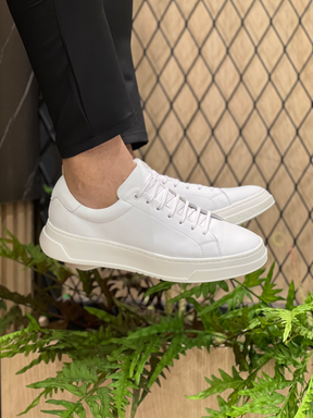 Tênis de Couro M3 Collection Branco