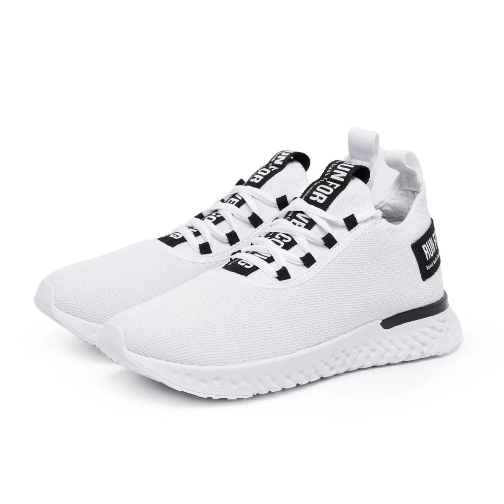 Tênis Masculino Oneflip JM002 Branco/Preto Runner