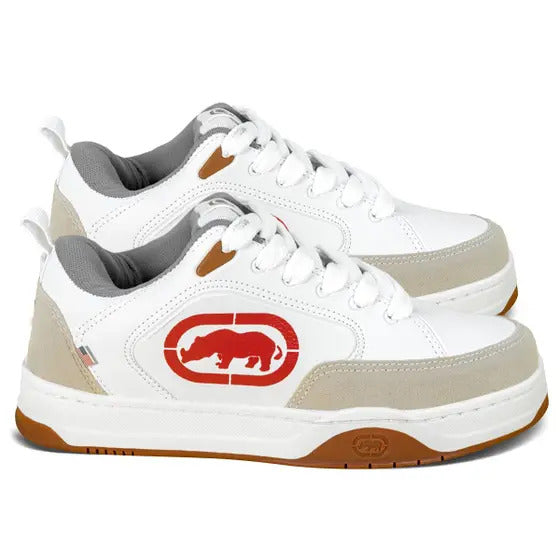 Tênis Ecko Malibu Street – White & Red