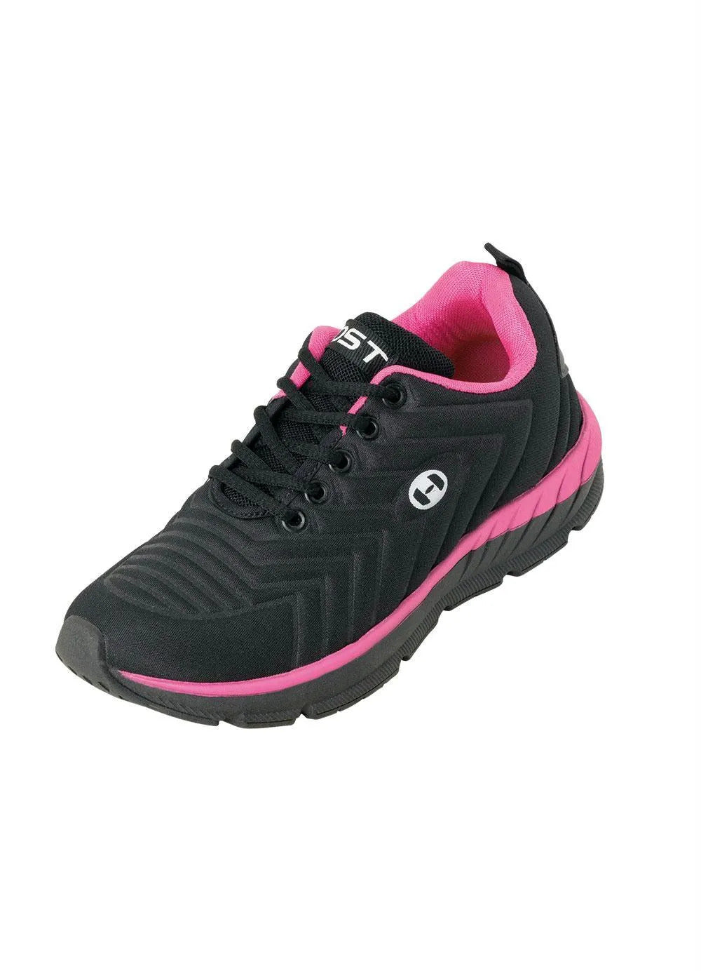 Tênis Feminino Host Cacharrel Preto com Detalhes Pink